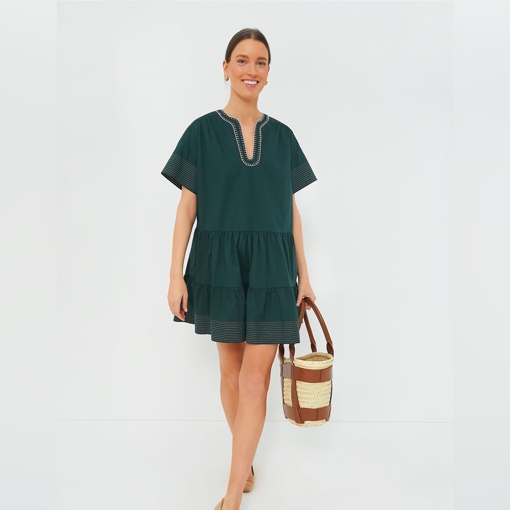 Pomander Place x Tuckernuck Kinsley Dress-Green-Women’s L-NEW-NWT